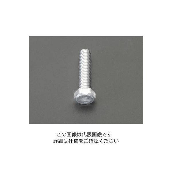 エスコ M12x20mm 六角ボルト(高強度アルミ) EA949DD-1220 1セット(10個:1個×10袋)（直送品）