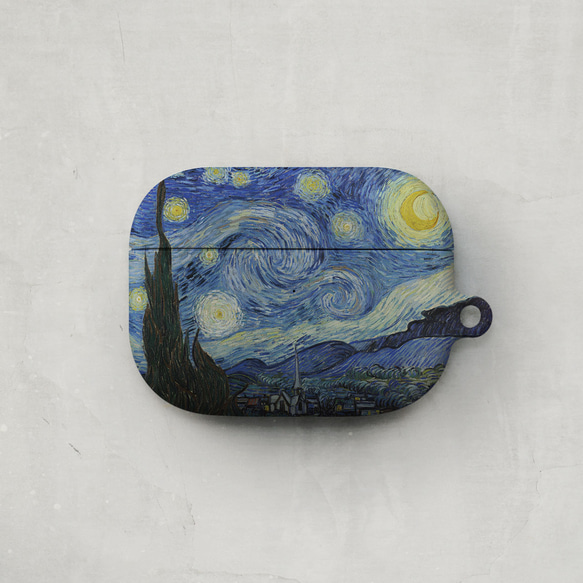 AirPods ケース / フィンセント ファン ゴッホ「星月夜」 Pro 夜 幻想 絵画 アート レトロ 個性 マット