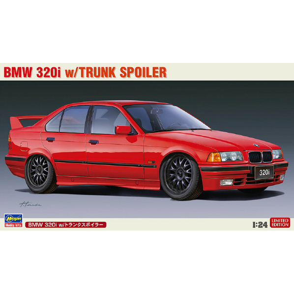 ハセガワ 1/24 BMW 320i w/トランクスポイラー 20592BMW320IW/ﾄﾗﾝｸｽﾎﾟｲﾗ-