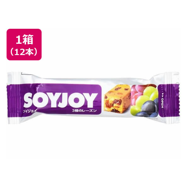 大塚製薬 SOYJOY ソイジョイ 3種のレーズン 30g×12本 FCM5216