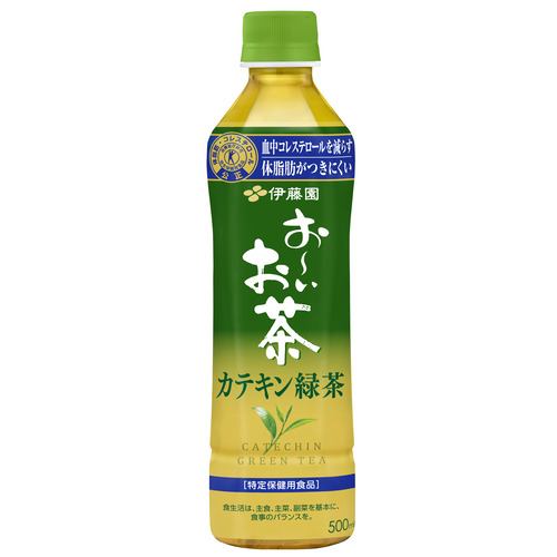 伊藤園 お～いお茶 カテキン緑茶 500ml×24本 【セット販売】