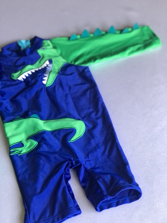 Crocodile rash guard　ラッシュガード　ベビーラッシュガード　ワニ　男の子水着　海外水着　ベビー水着