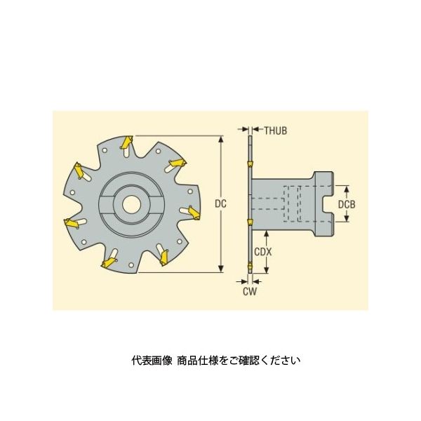 Seco Tools フライス カッター R335.10-063 5