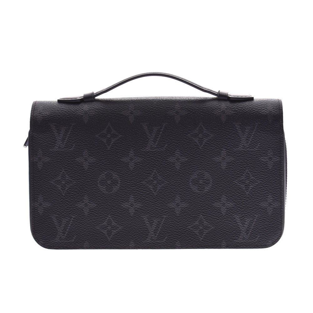 LOUIS VUITTON ルイヴィトン エクリプス ジッピー XL 黒 M61698 ユニセックス 長財布 ABランク 中古 