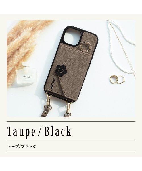 MARY QUANT マリークヮント iPhone15 iPhone14 iPhone13 スマホケース スマホショルダー 携帯 アイフォン レディース POC