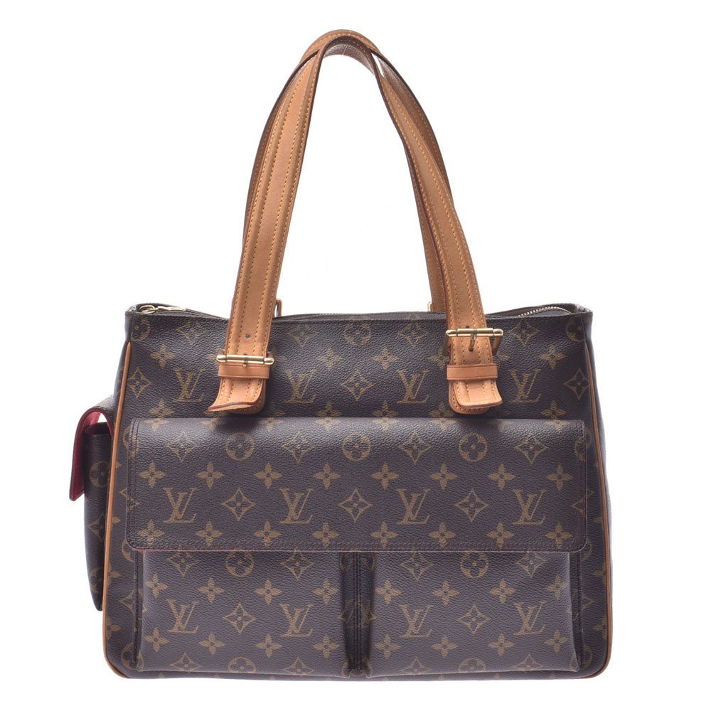 LOUIS VUITTON ルイヴィトン モノグラム ミュルティプリ シテ  ブラウン M51162 レディース モノグラムキャンバス ハンドバッグ Bランク 中古 