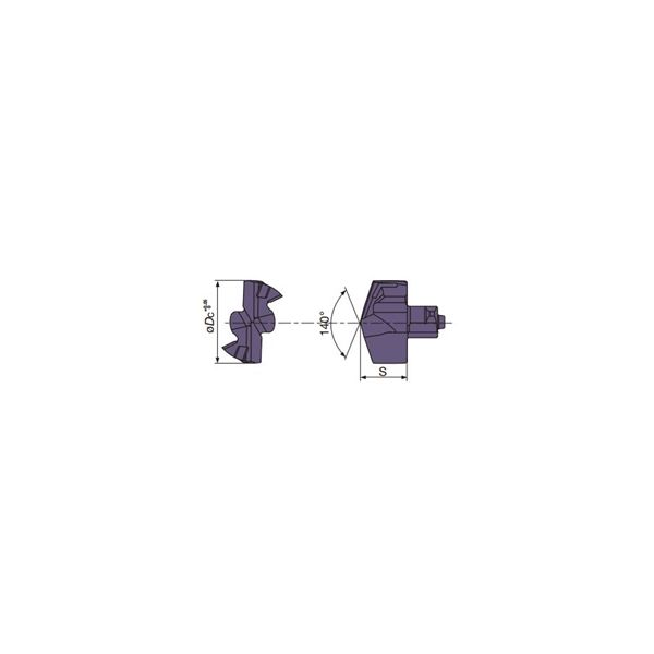 タンガロイ TACチップ(GK) DMP195:AH725 1セット(2個:1個×2箱)（直送品）