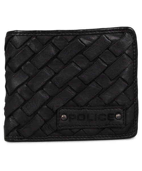 ポリス POLICE 財布 二つ折り メンズ メッシュ MESH WALLET ブラック ブラウン カーキ 黒 PA－70301