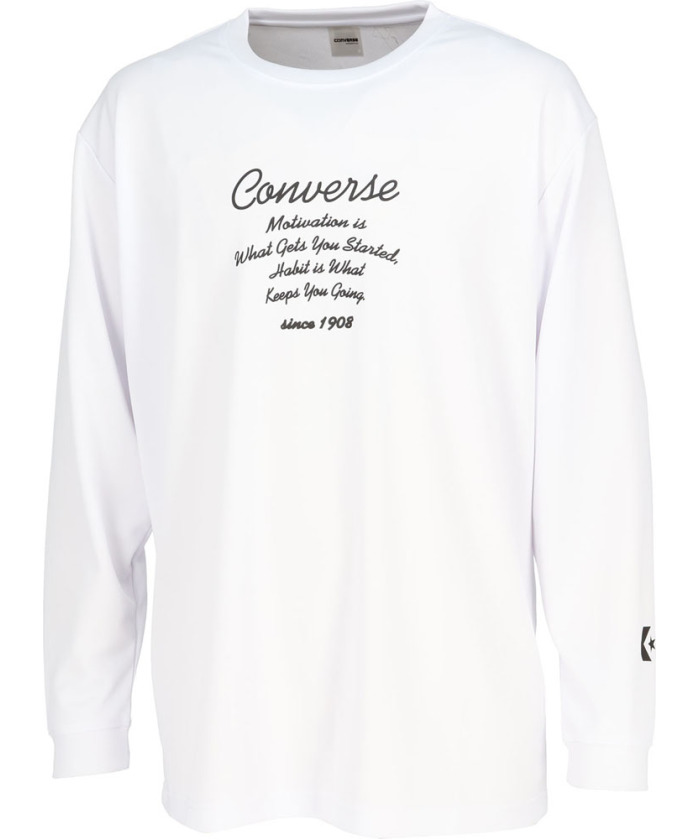 CONVERSE/CONVERSE コンバース バスケット プリントロングスリーブシャツ Tシャツ･･･