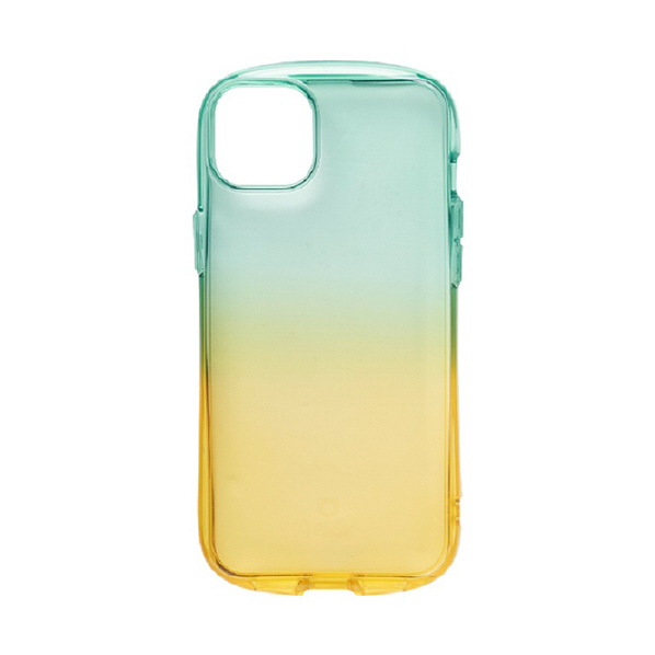 Hamee iPhone 14 Plus用TPUケース IFACE LOOK IN CLEAR LOLLY フォレスト/アプリコット 41-946442