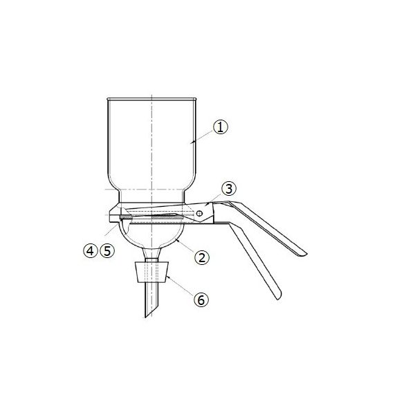 旭製作所 フィルターホルダー ステンレススクリーンタイプ FGSー47 3913-47S 1セット 65-2347-97（直送品）