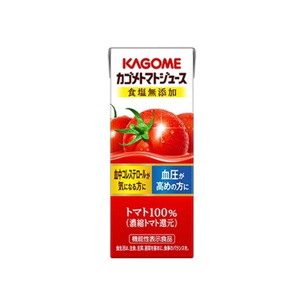 カゴメ トマトジュース 食塩無添加 200mL FCM5662