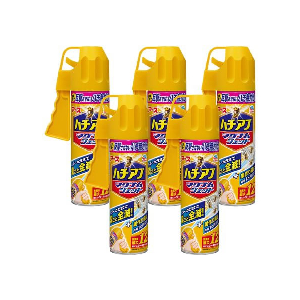 アース製薬 ハチアブマグナムジェット 550mL 5本入 FC398MN