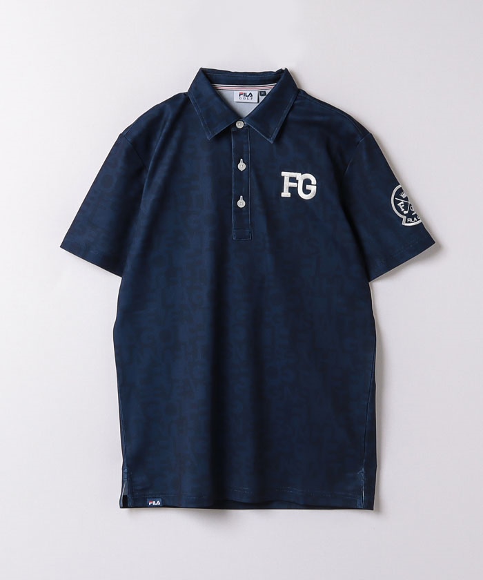 フィラゴルフ（メンズ）/FILA GOLF　タイポ系プリント半袖シャツ