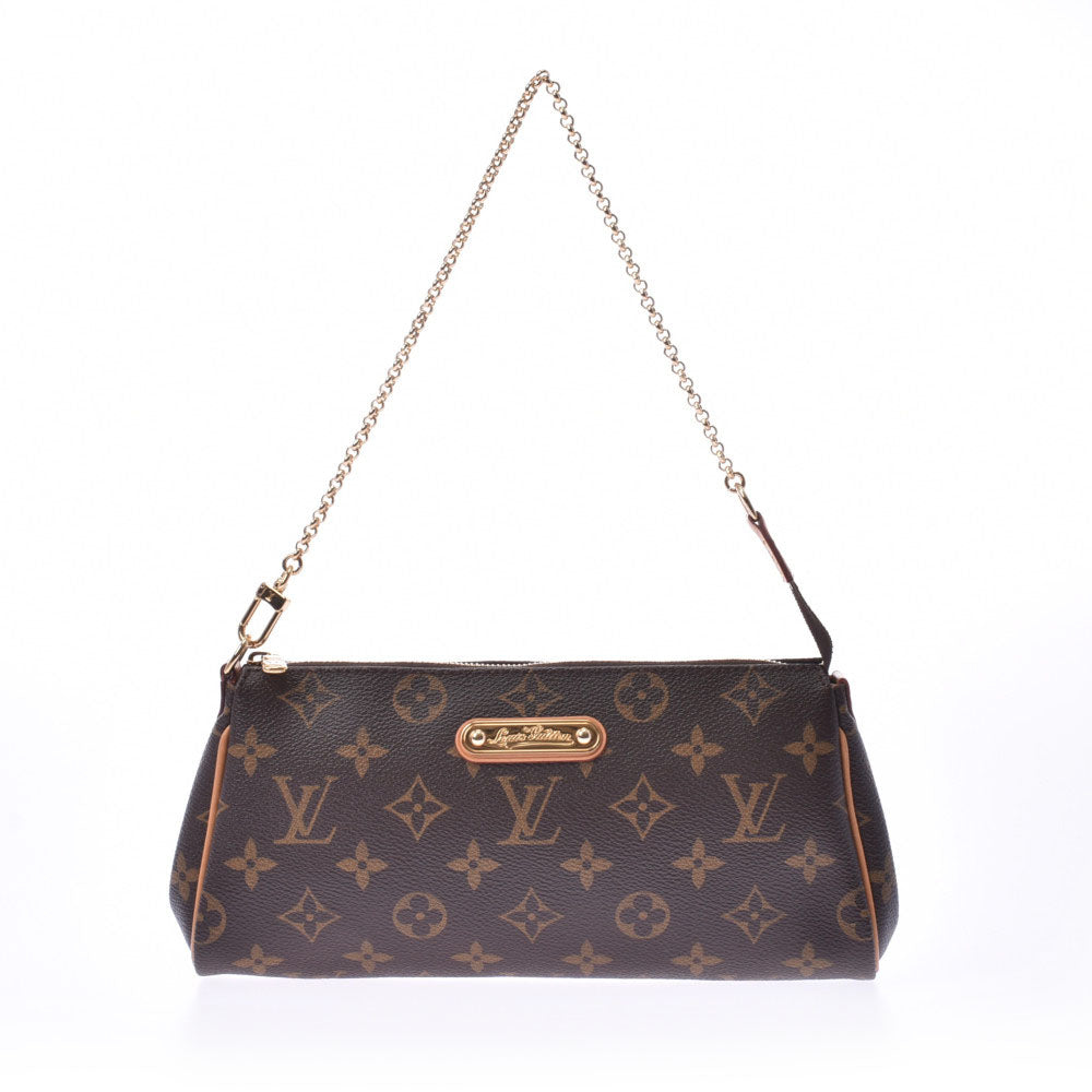 LOUIS VUITTON ルイヴィトン モノグラム エヴァ 2WAYバッグ ブラウン M95567 レディース モノグラムキャンバス ショルダーバッグ Aランク 中古 