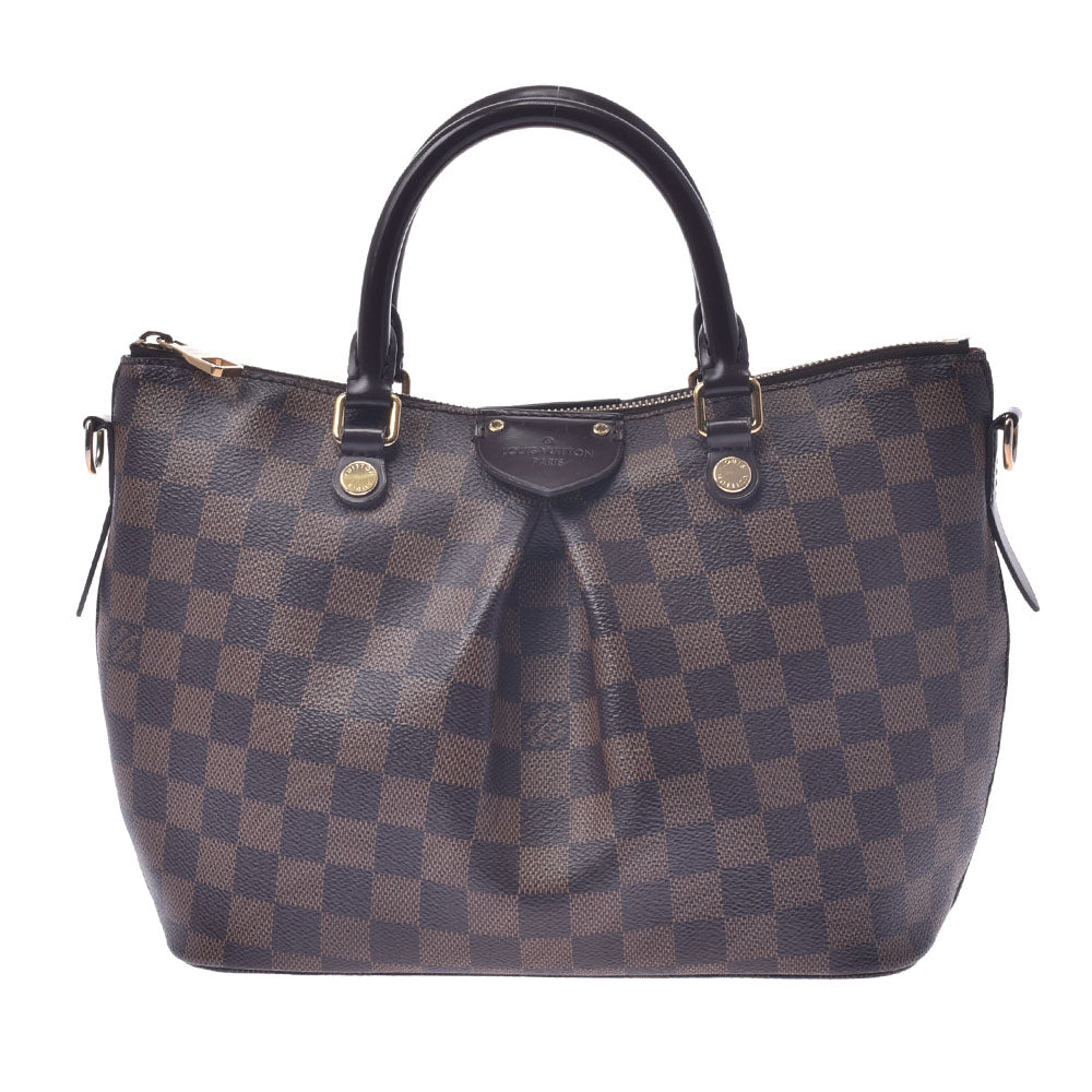 LOUIS VUITTON ルイヴィトン ダミエ シエナPM ブラウン N41545 レディース ダミエキャンバス 2WAYバッグ ABランク 中古 