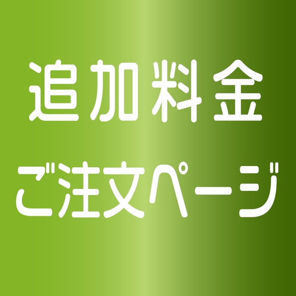 追加料金ご注文ページ