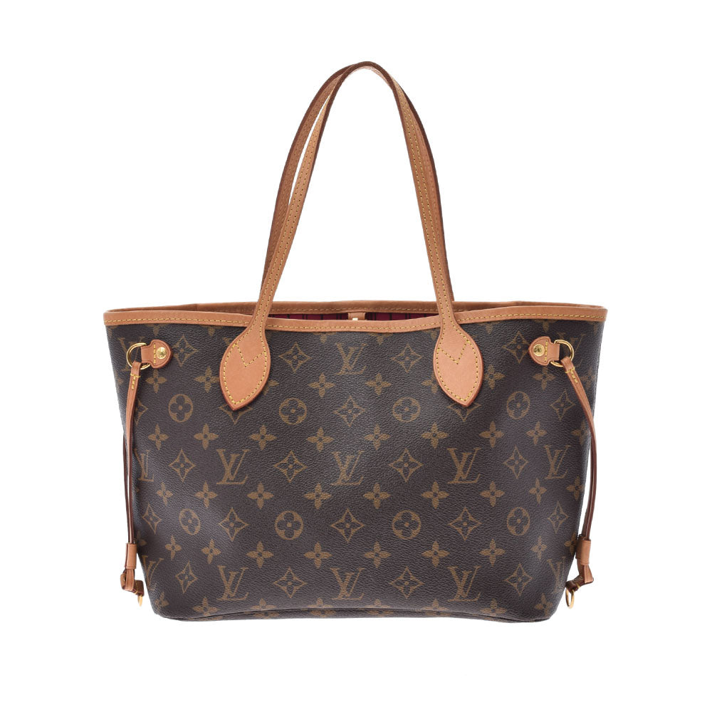 LOUIS VUITTON ルイヴィトン モノグラム ネヴァーフル PM ブラウン M41245 レディース モノグラムキャンバス ハンドバッグ ABランク 中古 