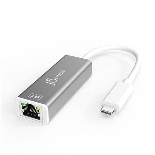 j5create JCE145 USB-C 2.5 ギガビット イーサーネット アダプター スペースグレー