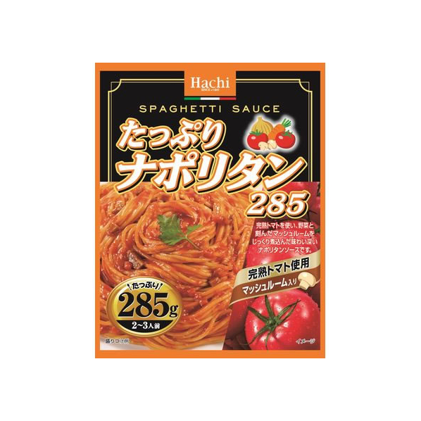 ハチ ハチ食品/たっぷりナポリタン 285g FCU4826