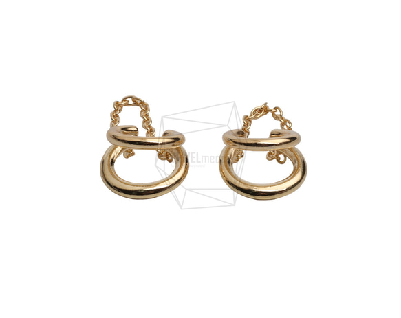 ERG-2640-G【2個入り】ラウンドイヤーカフ/Round Earcuffs Earrings