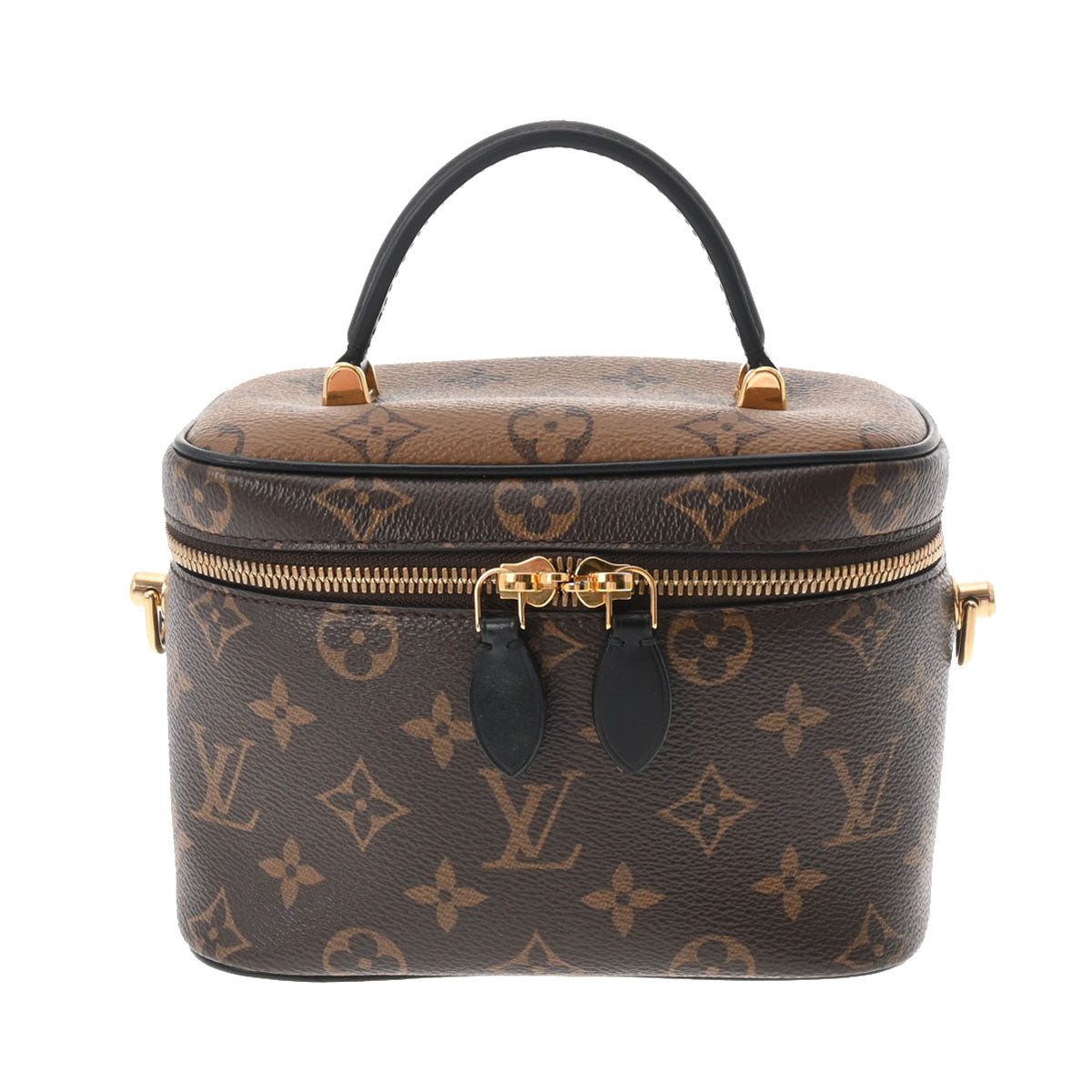 LOUIS VUITTON ルイヴィトン モノグラムリバース ヴァニティNV PM ブラウン M45165 レディース モノグラムリバース キャンバス 2WAYバッグ Aランク 中古 