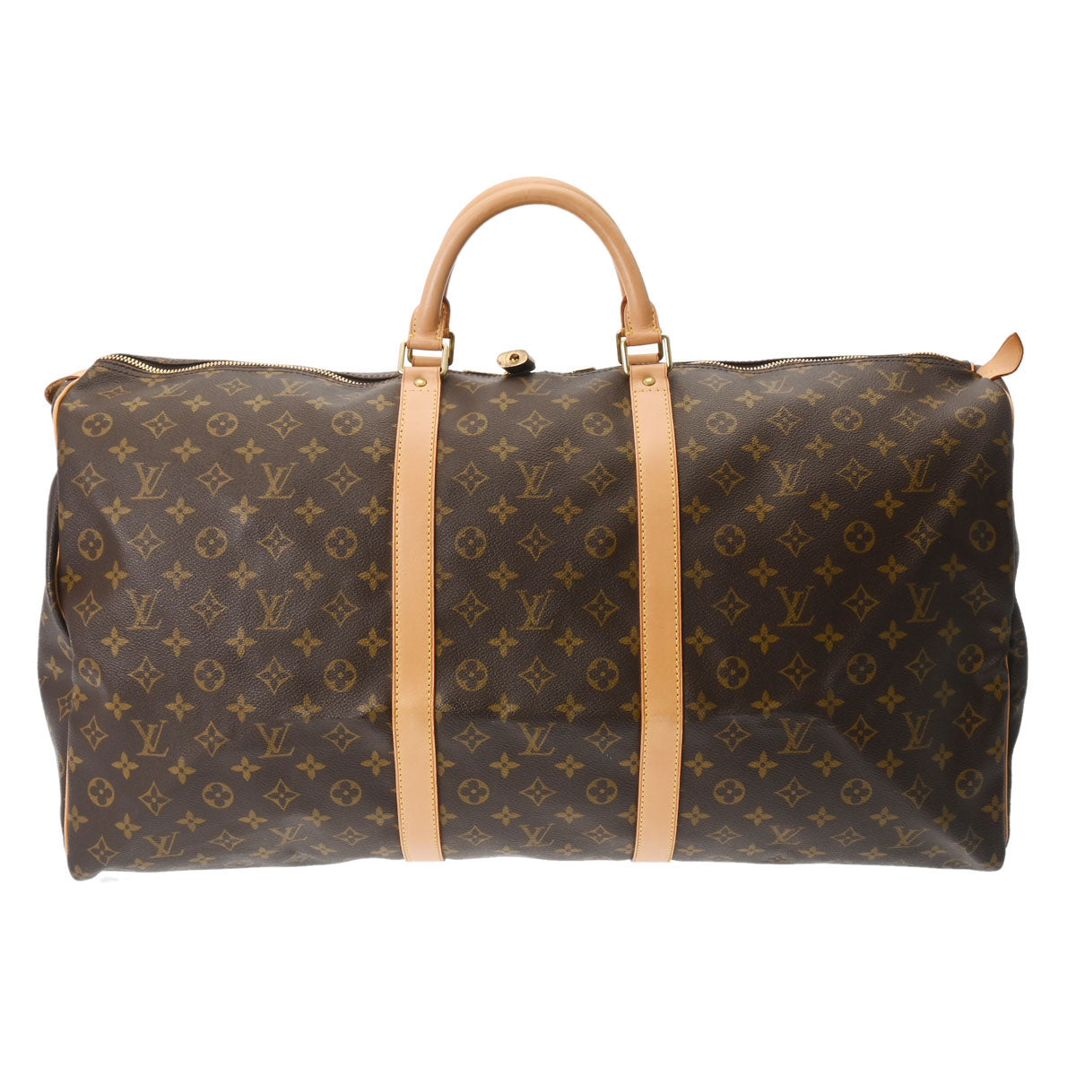 LOUIS VUITTON ルイヴィトン モノグラム キーポル 60 ブラウン M41422 ユニセックス モノグラムキャンバス ボストンバッグ Aランク 中古 