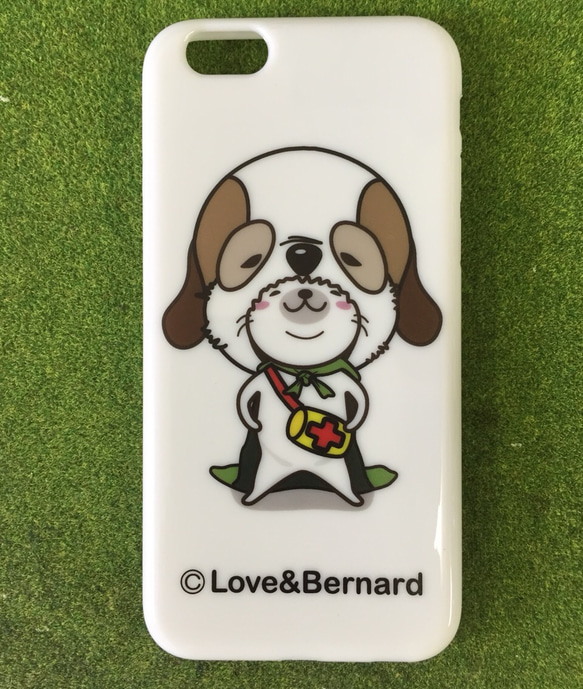 セントバーナード Love&Bernard iPhone6 ソフトカバー 犬 猫