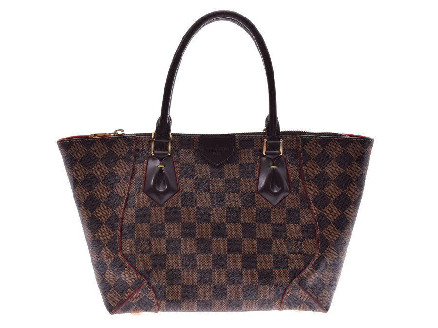 ルイヴィトン ダミエ カイサトートPM ブラウン N41554 レディース 本革 ハンドバッグ Bランク LOUIS VUITTON 中古 