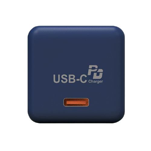 フリーダム FUSB-ACPD4NV Power Delivery対応USB Type-C搭載キューブ型AC充電器 ネイビー