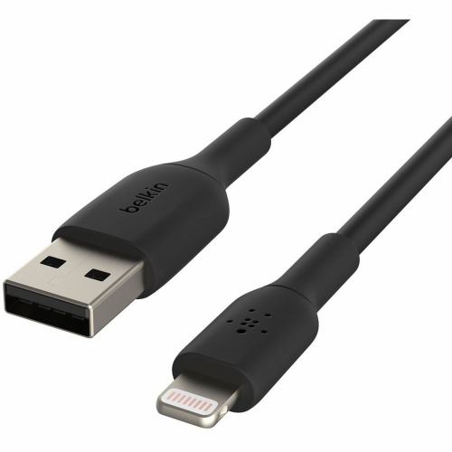 Belkin ベルキン BOOST↑CHARGE USB-A to ライトニングPVCケーブル(1m)ブラック CAA001BT1MBK