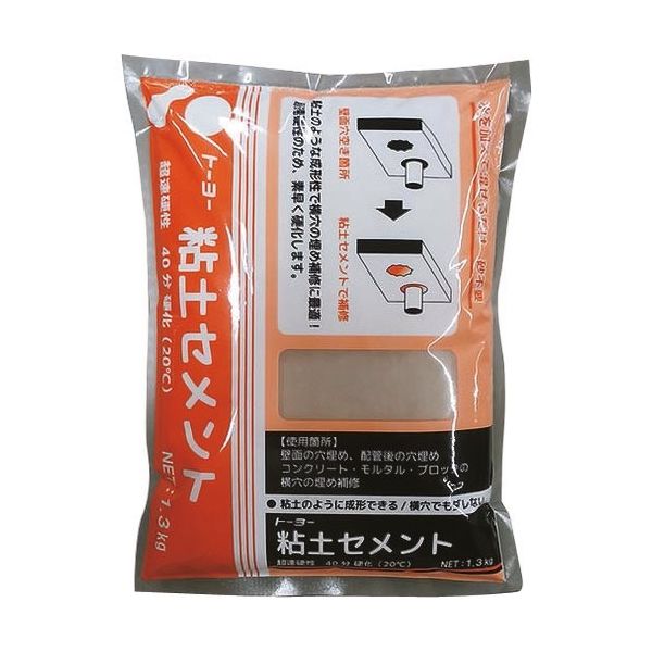 トーヨーマテラン MATERAN 粘土セメント 1.3kg 5242 1セット(15袋) 428-9719（直送品）