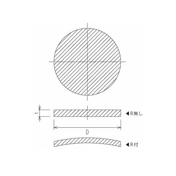 旭製作所 ガラスフィルター Φ50 並目 10枚入 3900-50/2 1箱(10枚) 64-9048-15（直送品）