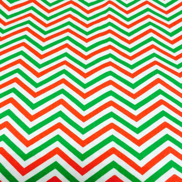 Christmas Colors 110cm x 50cmずつ切売 - ギザギザ