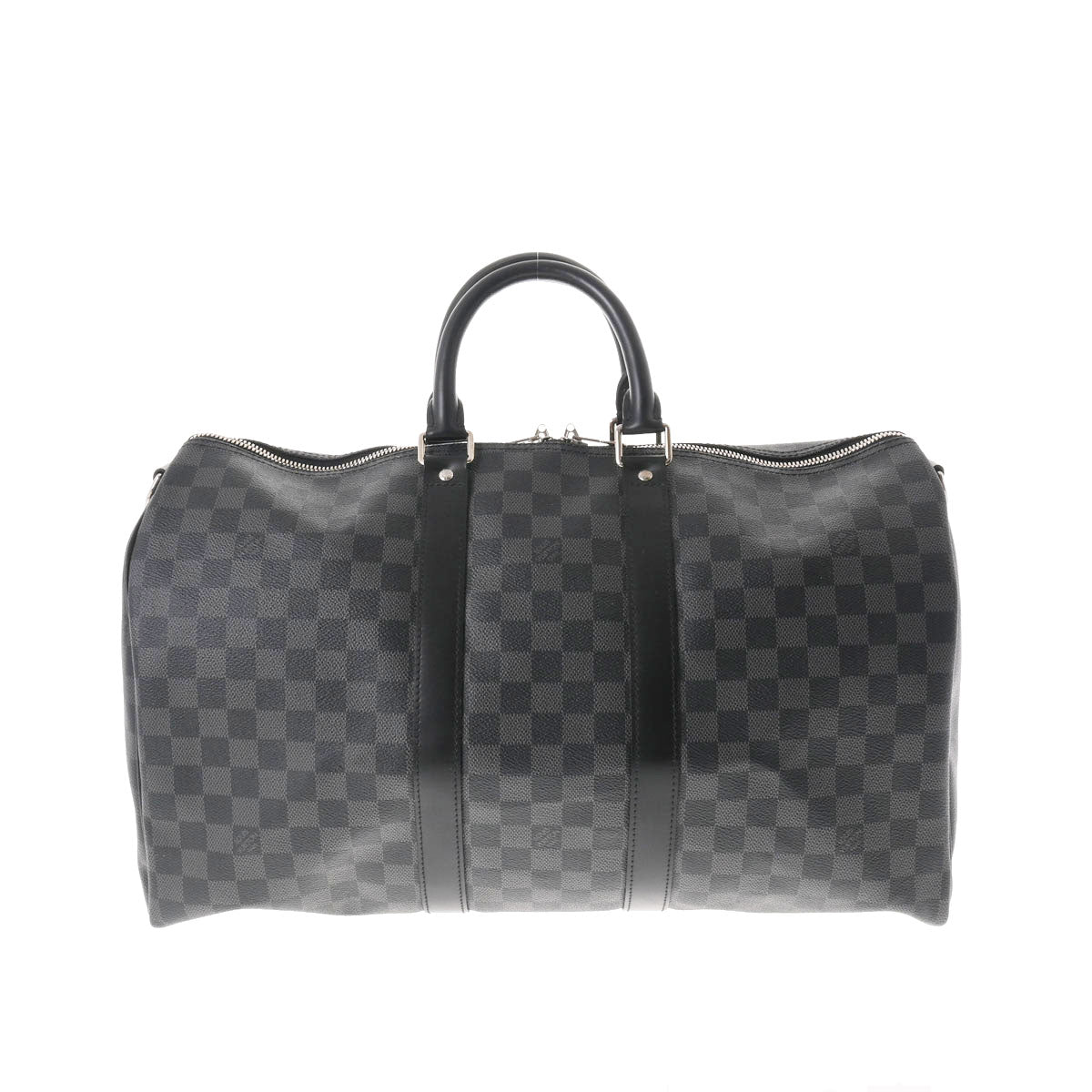 LOUIS VUITTON ルイヴィトン ダミエ グラフィット キーポルバンドリエール45 黒/グレー N41418 メンズ ダミエグラフィットキャンバス ボストンバッグ ABランク 中古 