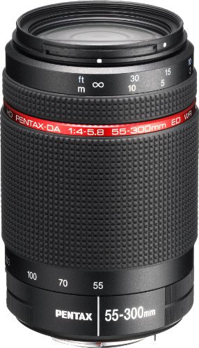 PENTAX 望遠ズームレンズ HD PENTAX-DA55-300mmF4-5.8ED Kマウント APS-Cサイズ 22270【中古品】