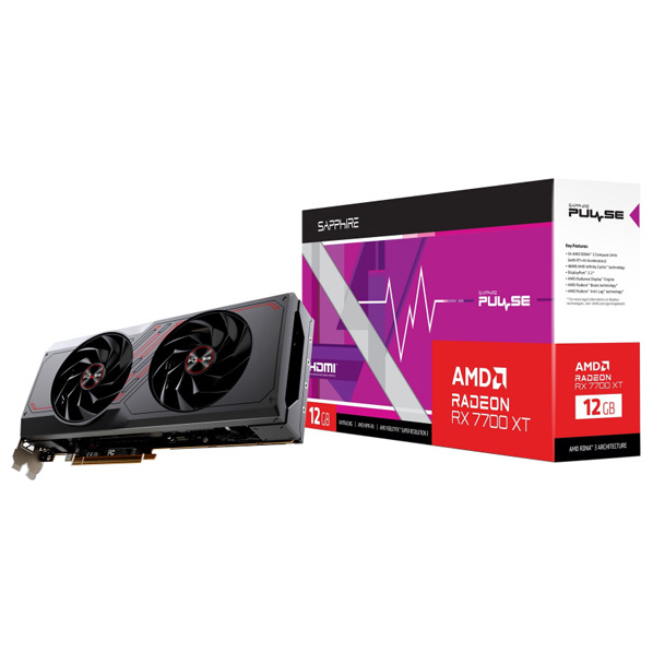 Sapphire グラフィックカード ULSE Radeon RX 7700 XT GAMING 12GB GDDR6 113350420G