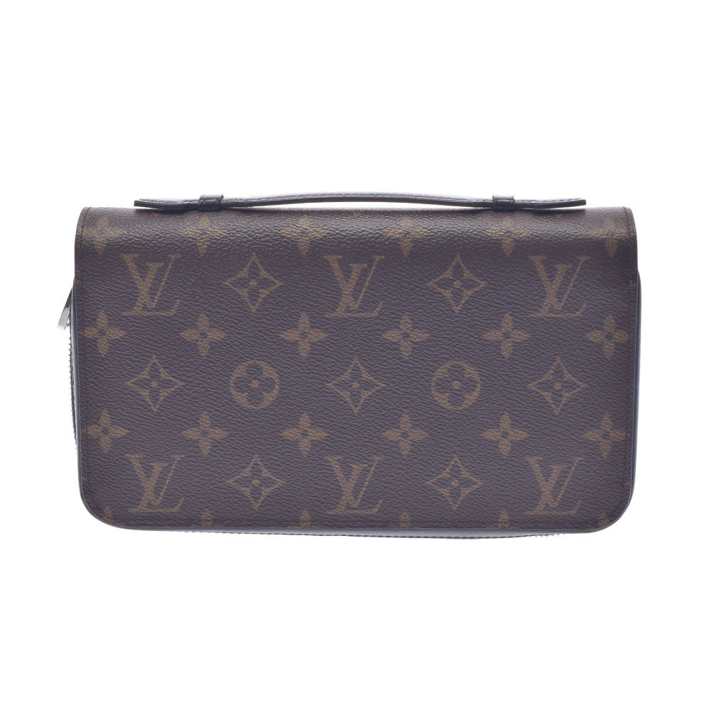 LOUIS VUITTON ルイヴィトン モノグラム マカサー ジッピーXL  ブラウン M61506 メンズ モノグラムマカサー 長財布 ABランク 中古 