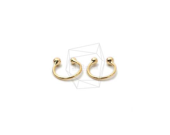 ERG-1454-G【2個入り】ラウンドイヤーカフ/Round Earcuffs Earrings