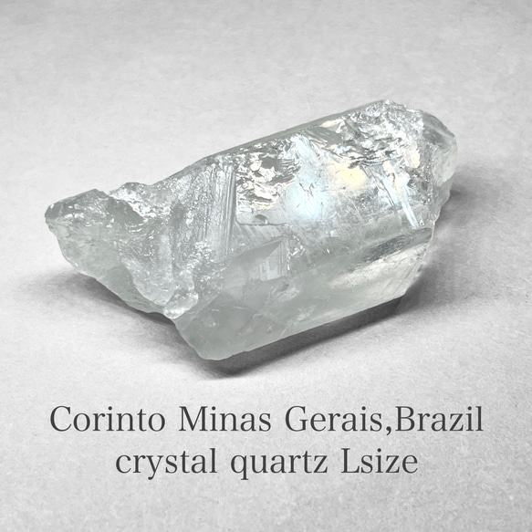 Corinto  crystal / ミナスジェライス州コリント産水晶L - 10：ストレーション・セルフヒールド