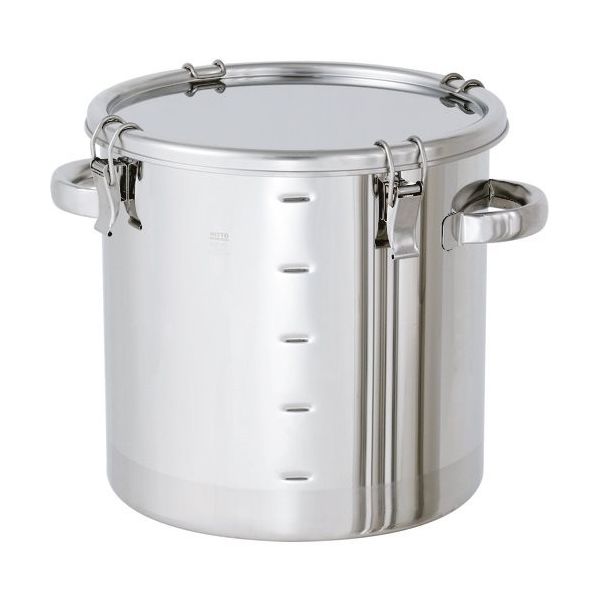 MONOVATE ステンレス密閉容器 目盛付(クリップ式/CR) 50L CTH-M-39H/PCA 1個 147-2856（直送品）