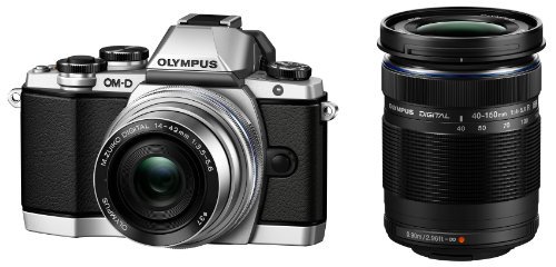 OLYMPUS OM-D E-M10 ダブルズームキット シルバー ミラーレス一眼 OM-D E-M10 DZKIT SLV【中古品】