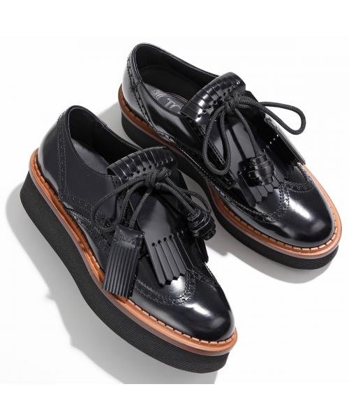 TODS レザーシューズ XXW03A0W020SHA 厚底