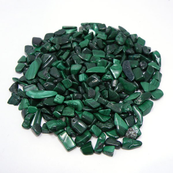 天然石浄化用チップ　さざれ　マラカイト(Malachite)　ti-cip-42　500g