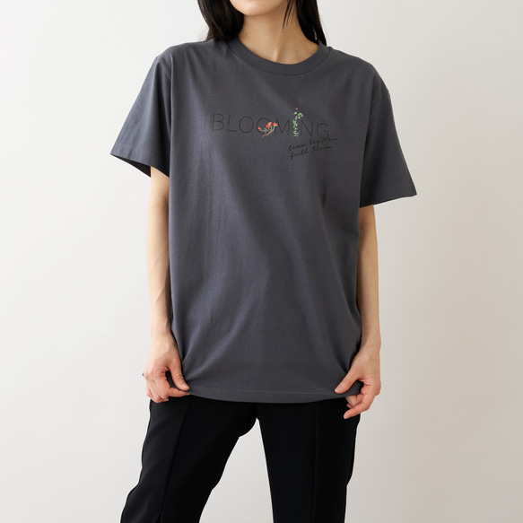 BLOOMING Tシャツ デニムグレー