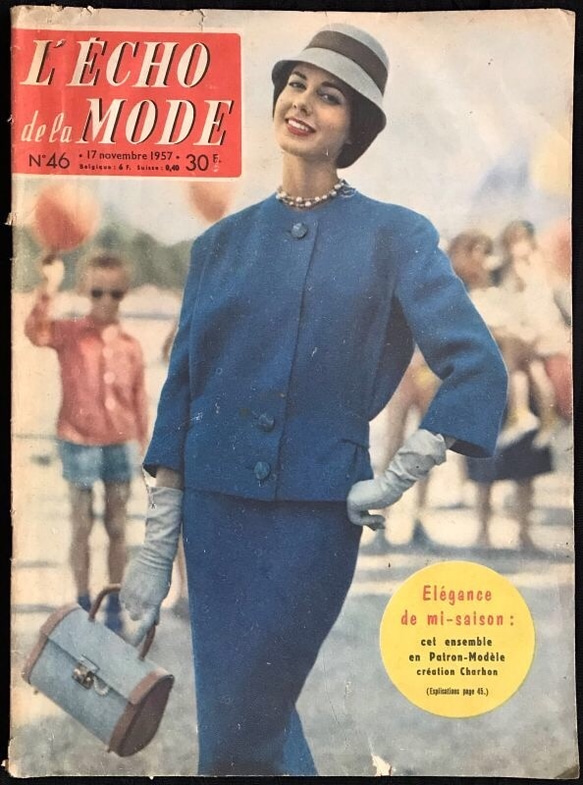 1957年11月 フランス手芸雑誌 L’ECHO de la MODE.