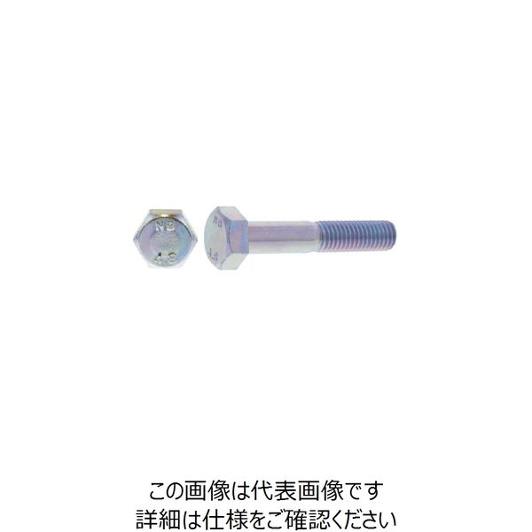 SUNCO 三価ホワイト 六角ボルト（半ネジ NBI 10X40 （150本入） 255-2641（直送品）