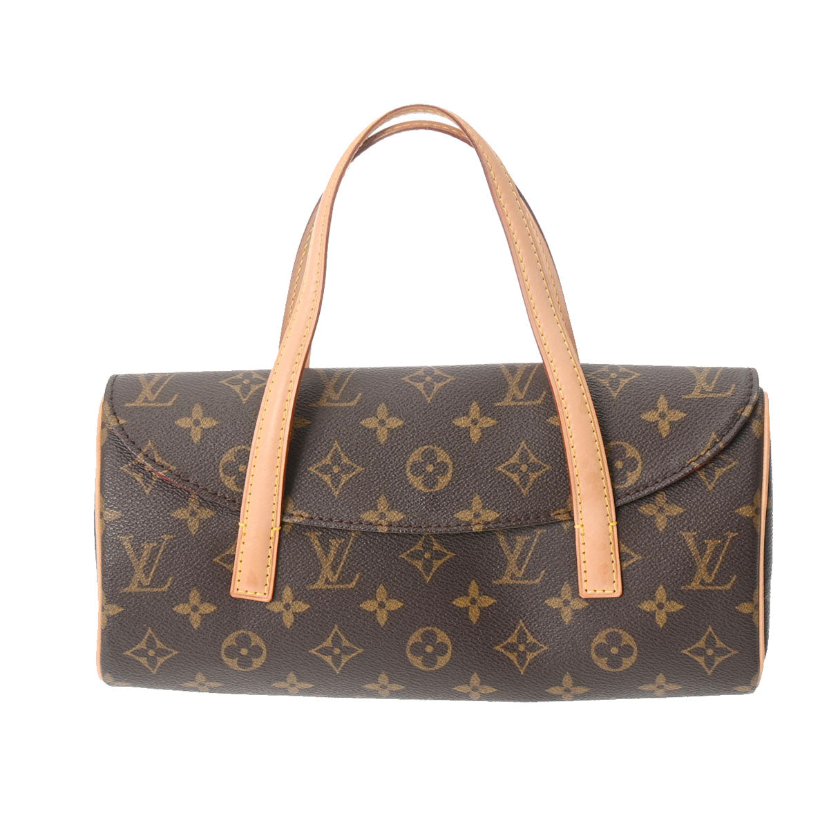 LOUIS VUITTON ルイヴィトン モノグラム ソナチネ  ブラウン M51902 レディース モノグラムキャンバス ハンドバッグ ABランク 中古 