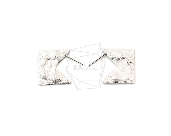 ERG-1694-R【2個入り】スクエアピアス,Truncated square Post Earring