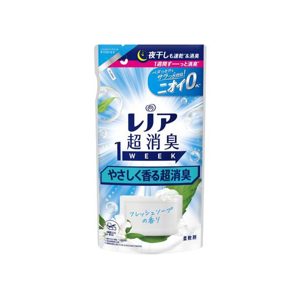 Ｐ＆Ｇ レノア超消臭1week 超消臭フレッシュソープ 替 380mL FC684MS